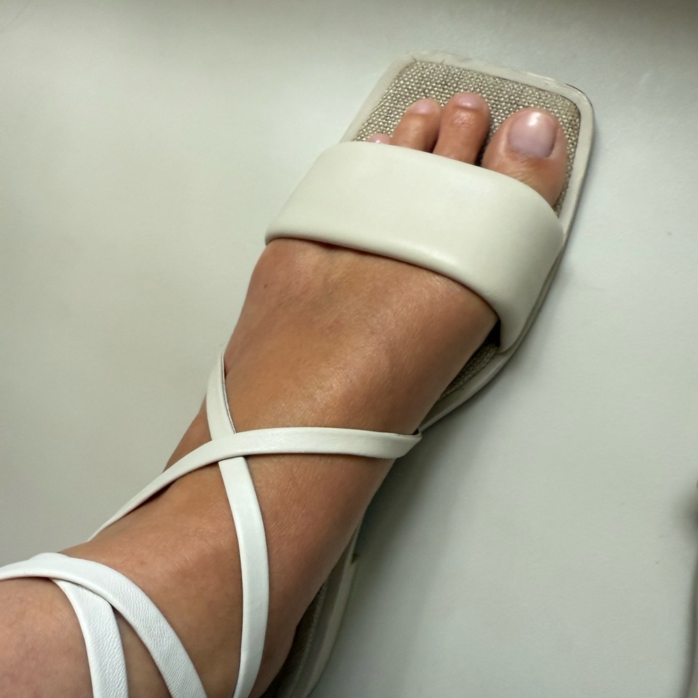 Vince White Sandals